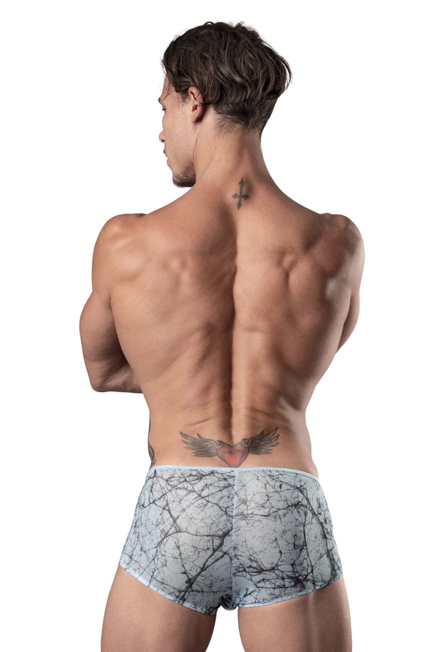 Male Power 130-290 Marble Mesh Micro Mini Short Color Light Blue - DealByEthan.gay loves Male Power