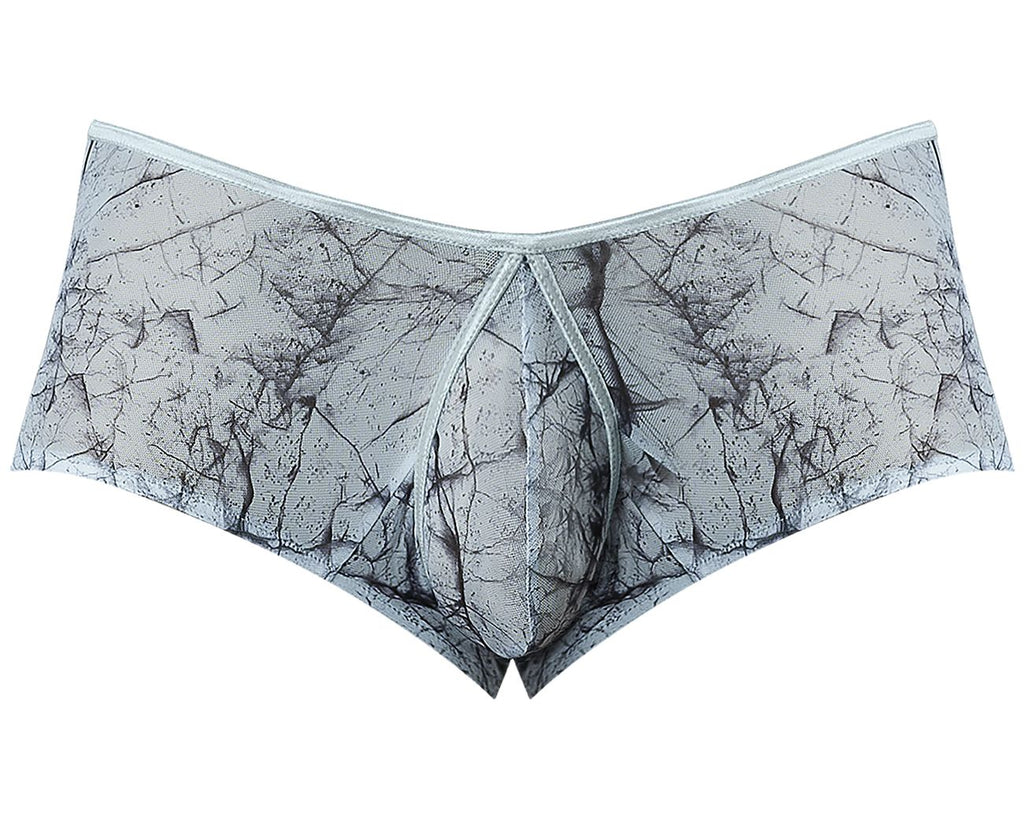 Male Power 130-290 Marble Mesh Micro Mini Short Color Light Blue - DealByEthan.gay loves Male Power