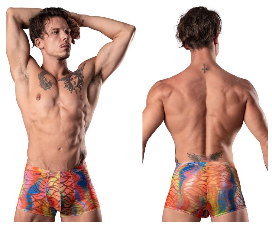 Male Power 131-293 Your Lace Or Mine Pouch Short Color Multi - DealByEthan.gay loves Male Power
