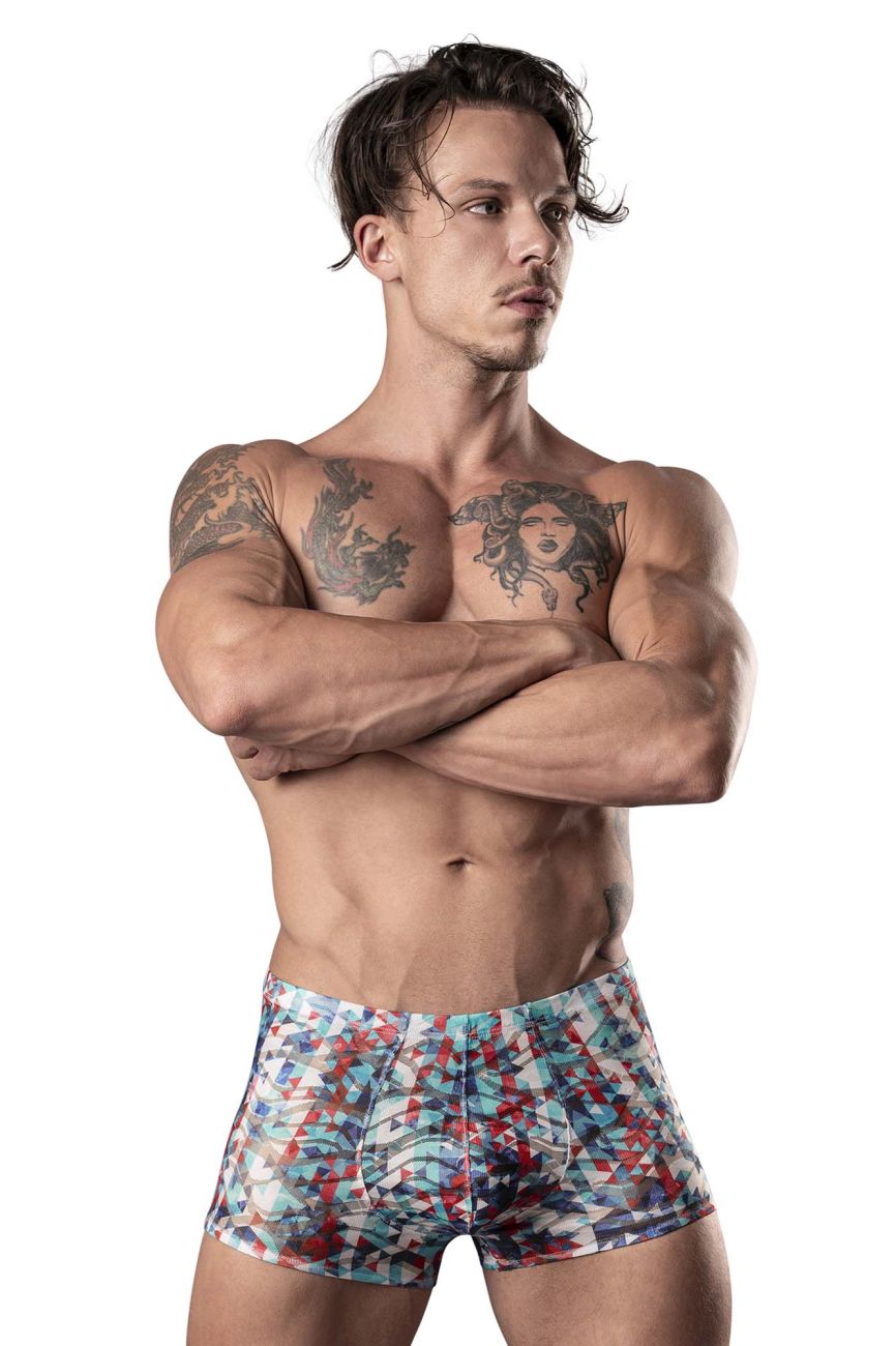 Male Power 131-293 Your Lace Or Mine Pouch Short Color Red-White-Blue - DealByEthan.gay loves Male Power