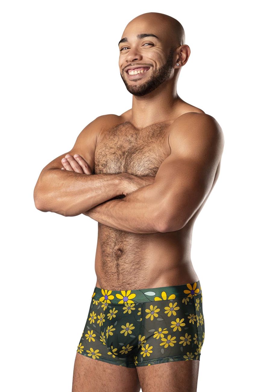 Male Power 145-285 Petal Power Pouch Short Color Daisy Print - DealByEthan.gay loves Male Power