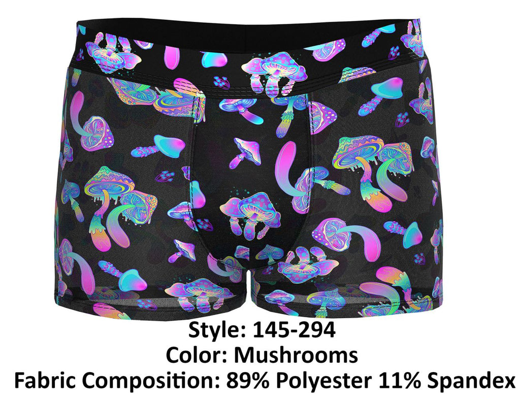 Male Power 145-294 Hazy Dayz Pouch Short Color Mushrooms - DealByEthan.gay loves Male Power