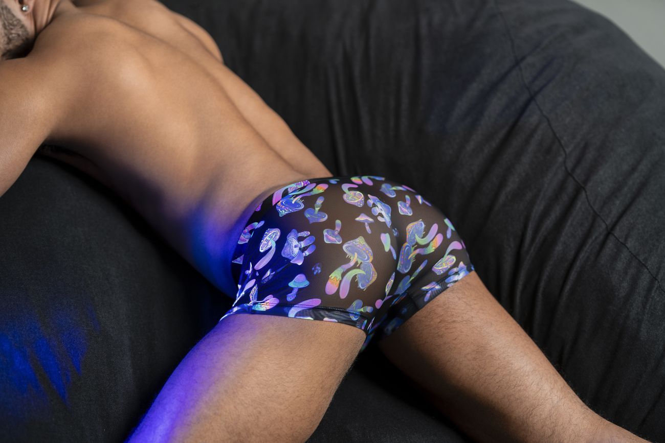 Male Power 145-294 Hazy Dayz Pouch Short Color Mushrooms - DealByEthan.gay loves Male Power