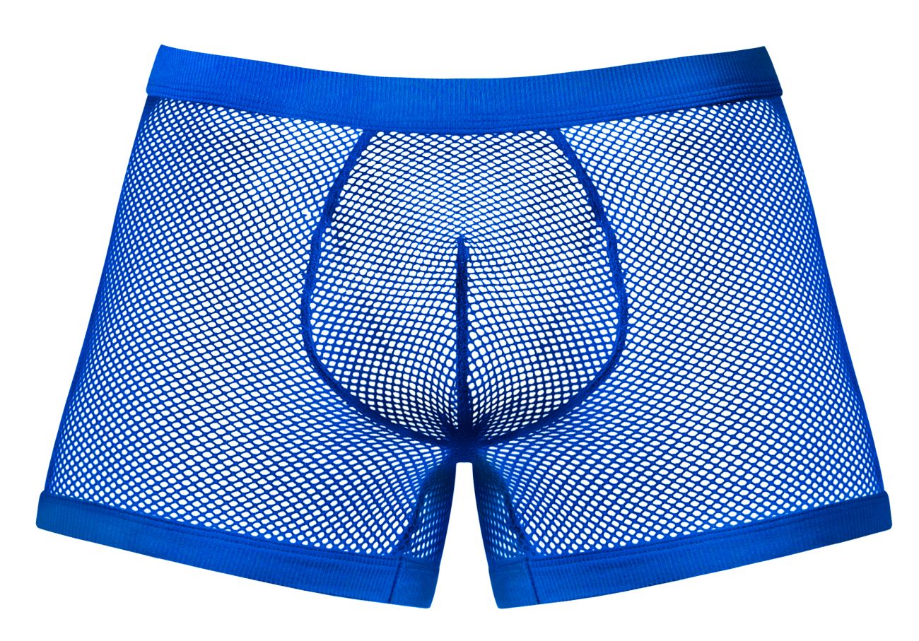Male Power 152-11C Fishnet 2 Pouch Short Color Royal - DealByEthan.gay loves Male Power