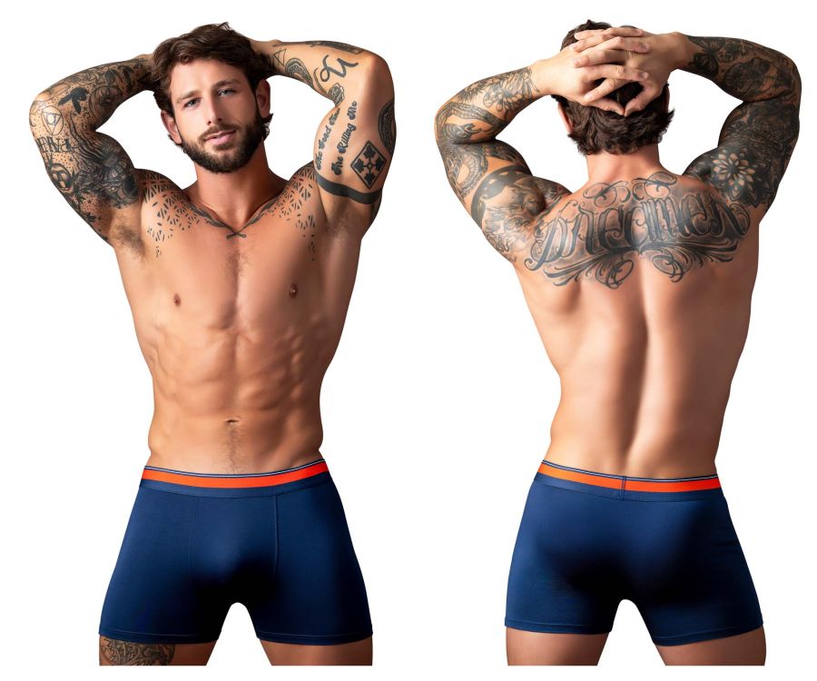 Male Power 160-299 Soo Cumfy Boxer Brief Color Navy - DealByEthan.gay loves Male Power