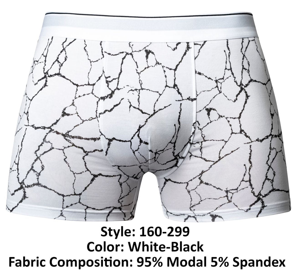 Male Power 160-299 Soo Cumfy Boxer Brief Color White-Black - DealByEthan.gay loves Male Power