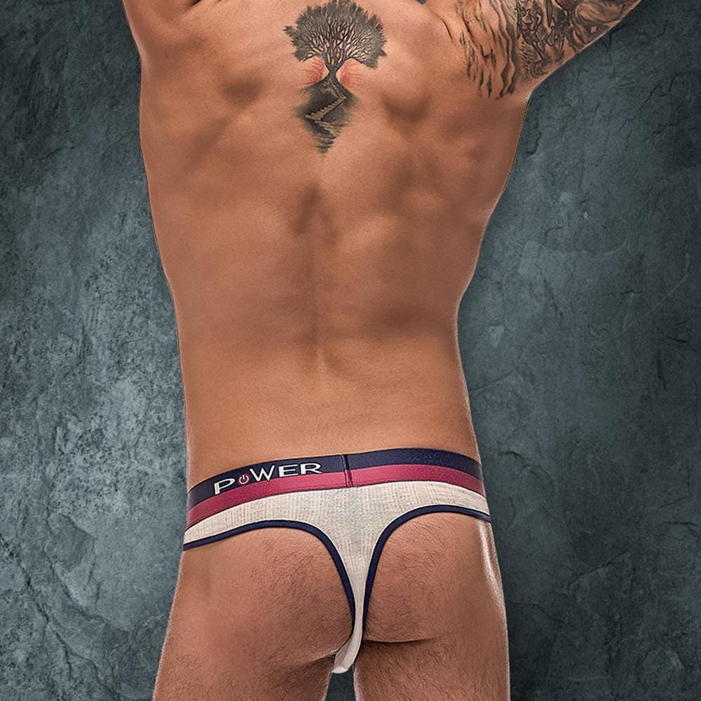 Male Power 237246 French Terry Cutout Thong - DealByEthan.gay loves Male Power