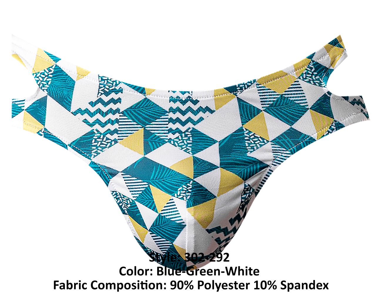 Male Power 302-292 Cut It Out Cut Out Moonshine Color Blue-Green-White - DealByEthan.gay loves Male Power