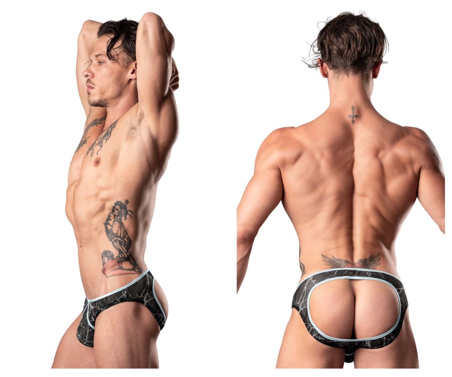 Male Power 304-290 Marble Mesh Mini Moonshine Color Black - DealByEthan.gay loves Male Power