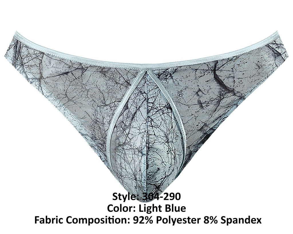 Male Power 304-290 Marble Mesh Mini Moonshine Color Light Blue - DealByEthan.gay loves Male Power
