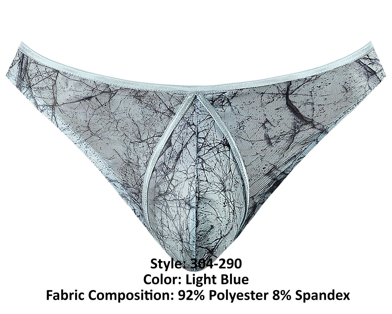 Male Power 304-290 Marble Mesh Mini Moonshine Color Light Blue - DealByEthan.gay loves Male Power