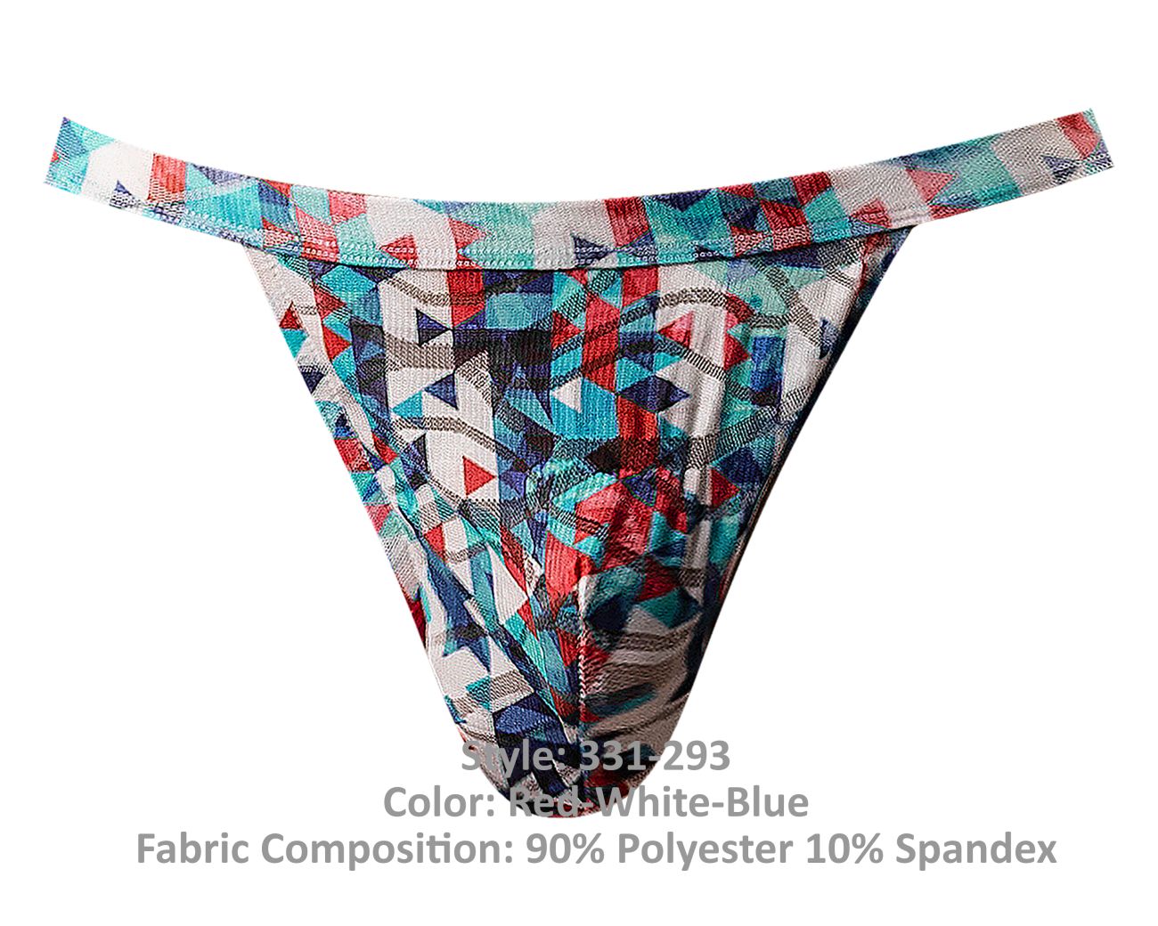 Male Power 331-293 Your Lace Or Mine Jock Color Red-White-Blue - DealByEthan.gay loves Male Power