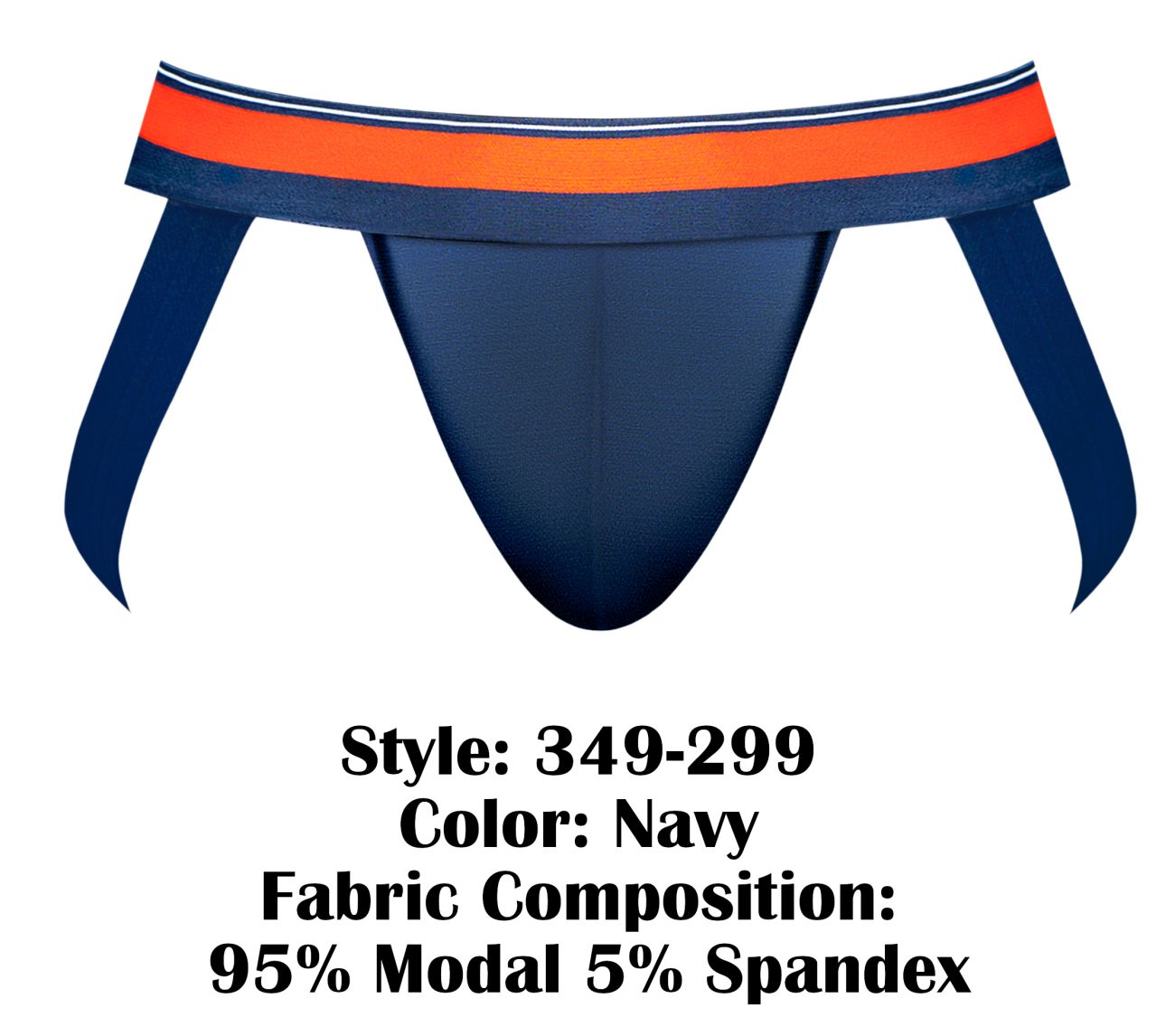 Male Power 349-299 Soo Cumfy Jockstrap Color Navy - DealByEthan.gay loves Male Power