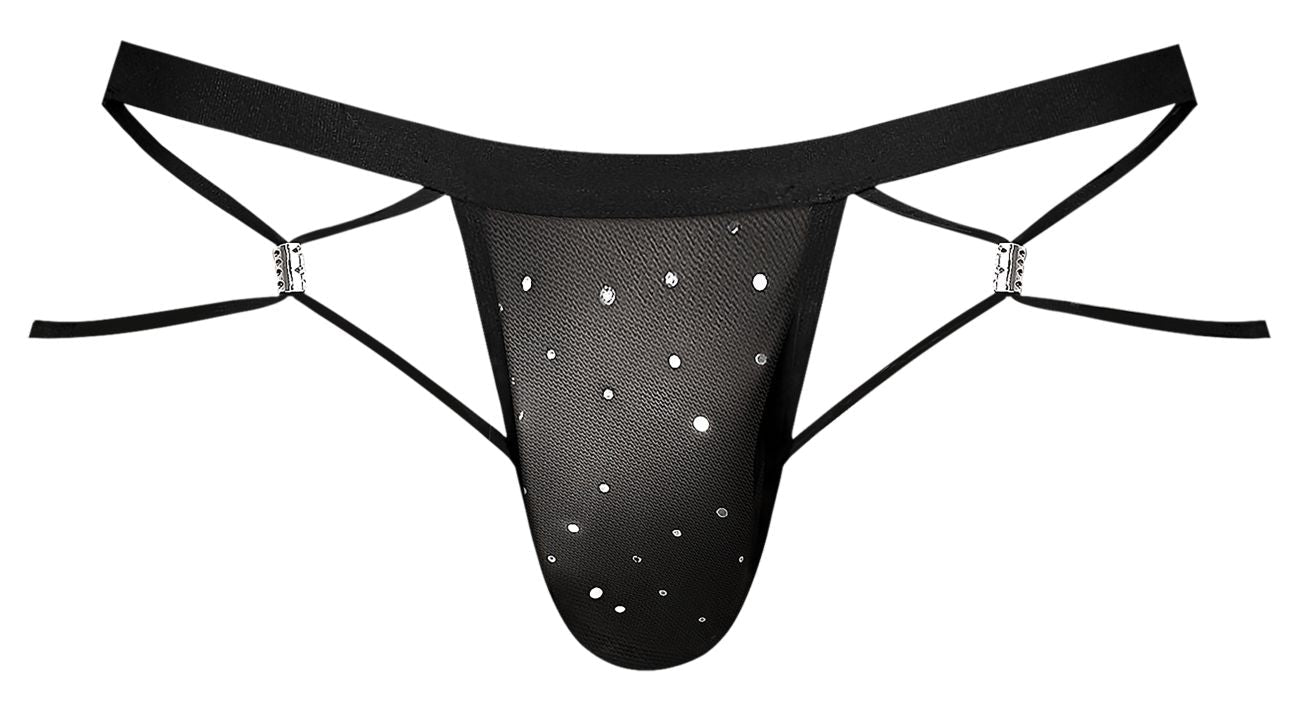 Male Power 384-288 Show Stopper Jock Color Silver Mesh Dot - DealByEthan.gay loves Male Power