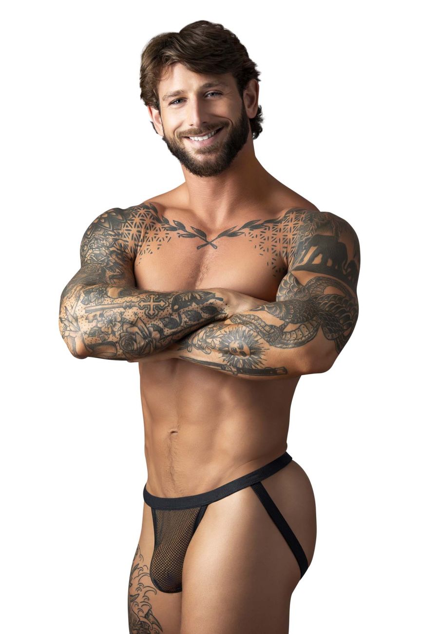Male Power 388-11C Fishnet 2 Jockstrap Color Black - DealByEthan.gay loves Male Power