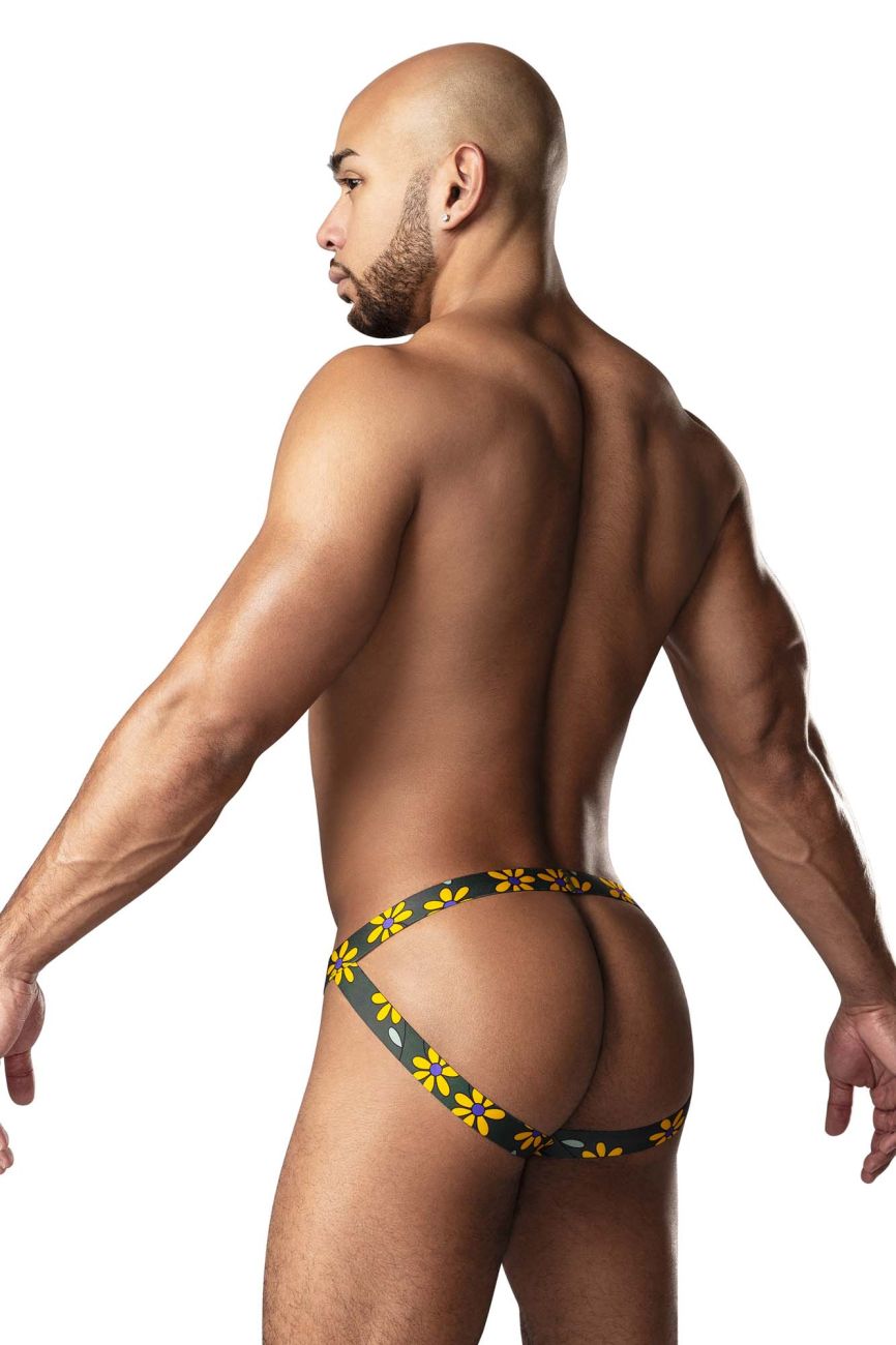 Male Power 390-285 Petal Power Jock Color Daisy Print - DealByEthan.gay loves Male Power
