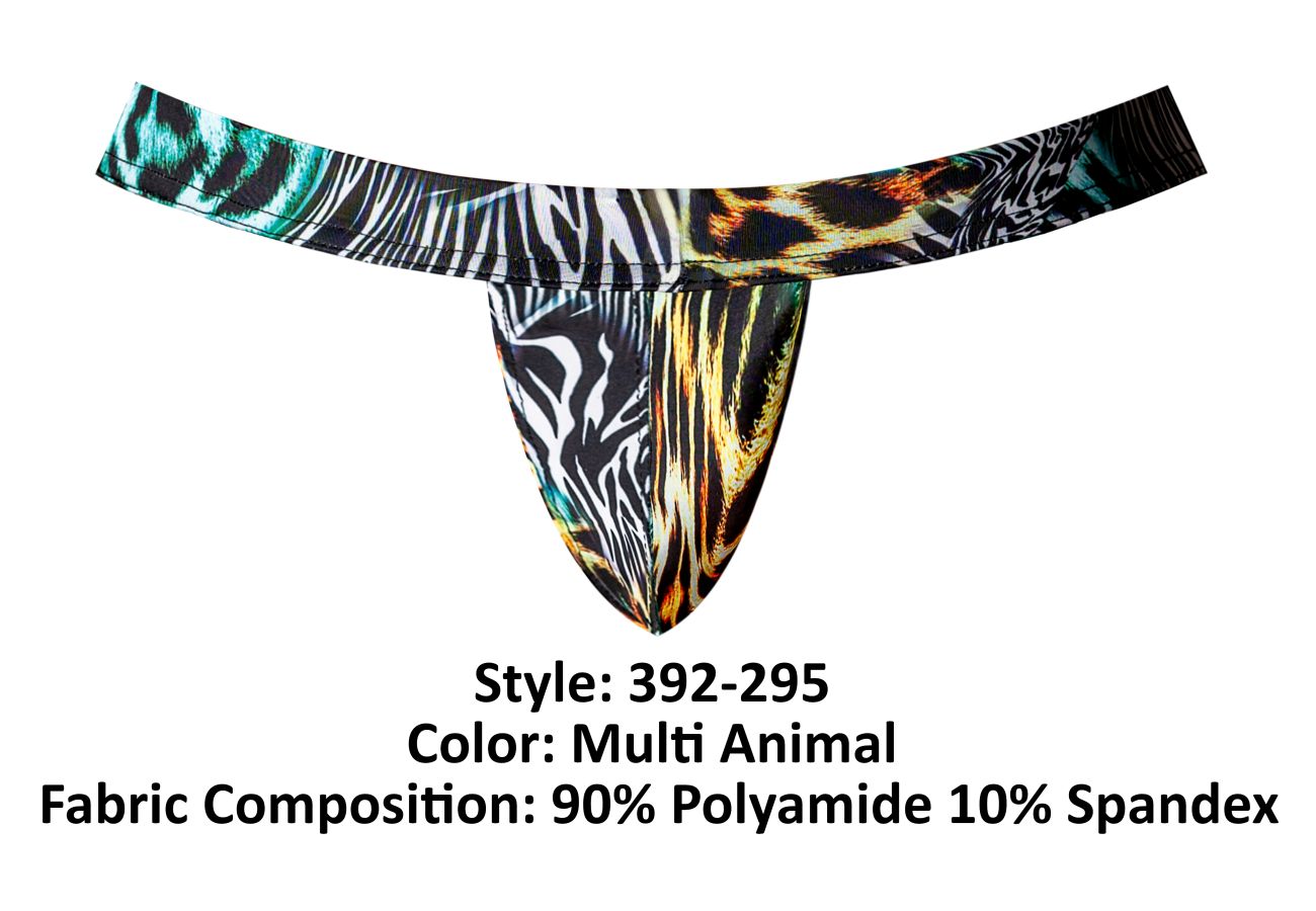 Male Power 392-295 Go Wild Sport Jock Color Multi Animal - DealByEthan.gay loves Male Power