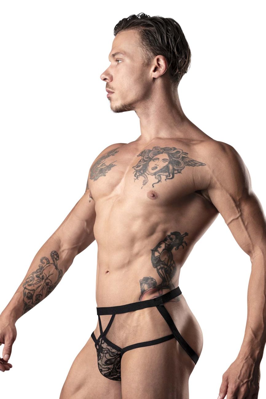 Male Power 394-289 Lucifer Strappy Jock Color Black - DealByEthan.gay loves Male Power