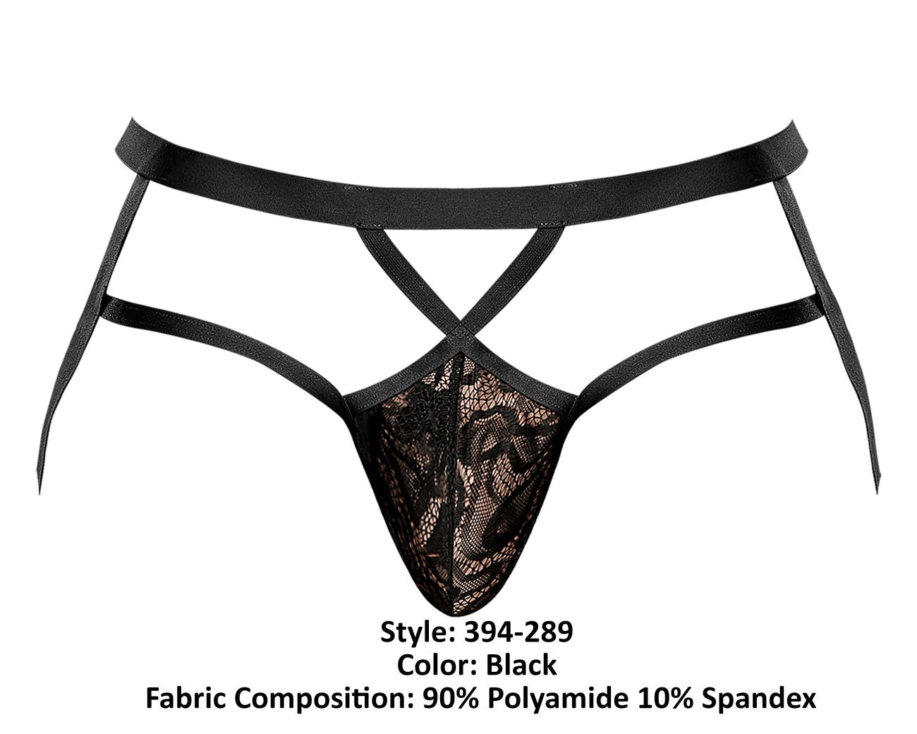 Male Power 394-289 Lucifer Strappy Jock Color Black - DealByEthan.gay loves Male Power