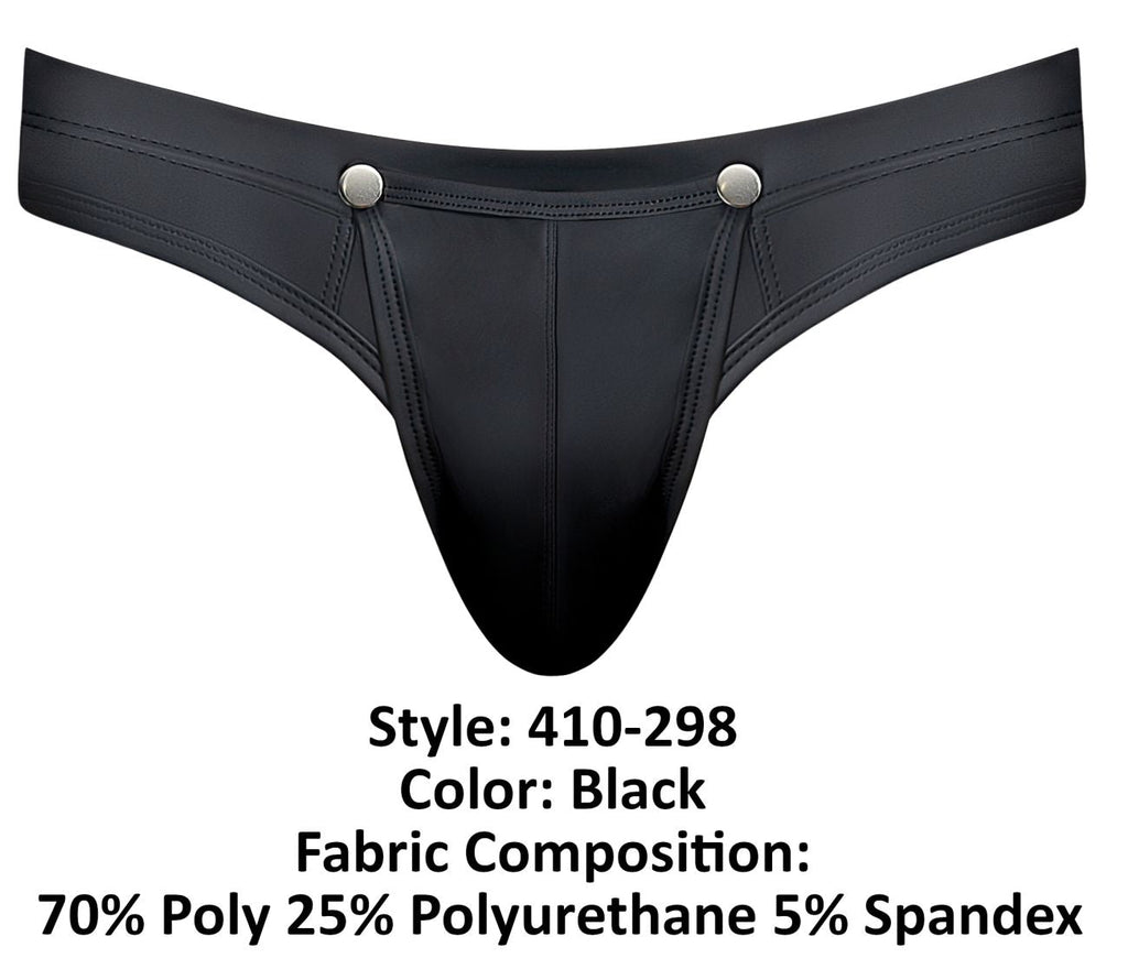Male Power 410-298 Oh Snap Snap off Thong Color Black - DealByEthan.gay loves Male Power