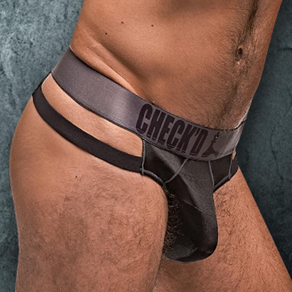 Male Power 411251 Checked Mate Cutout Thong - DealByEthan.gay loves Male Power