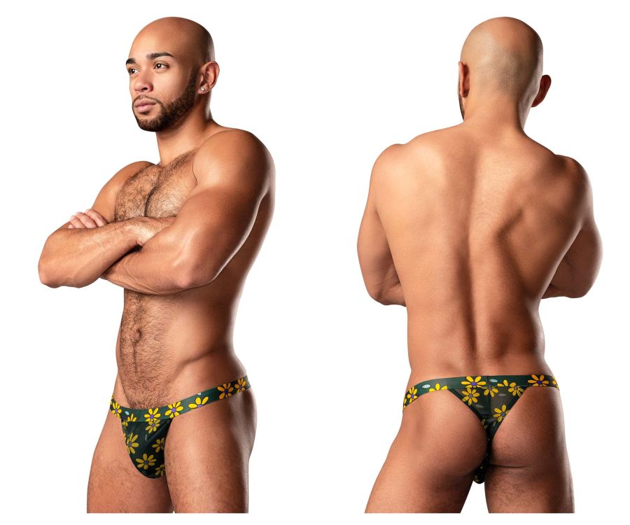 Male Power 433-285 Petal Power Micro Thong  Color Daisy Print - DealByEthan.gay loves Male Power