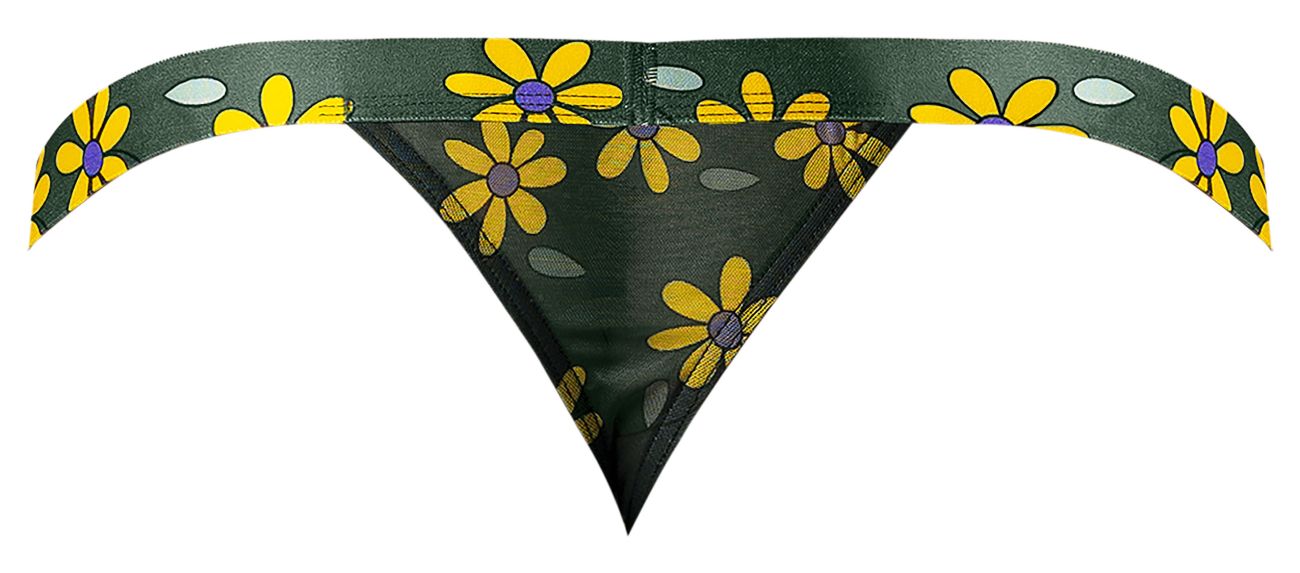 Male Power 433-285 Petal Power Micro Thong  Color Daisy Print - DealByEthan.gay loves Male Power