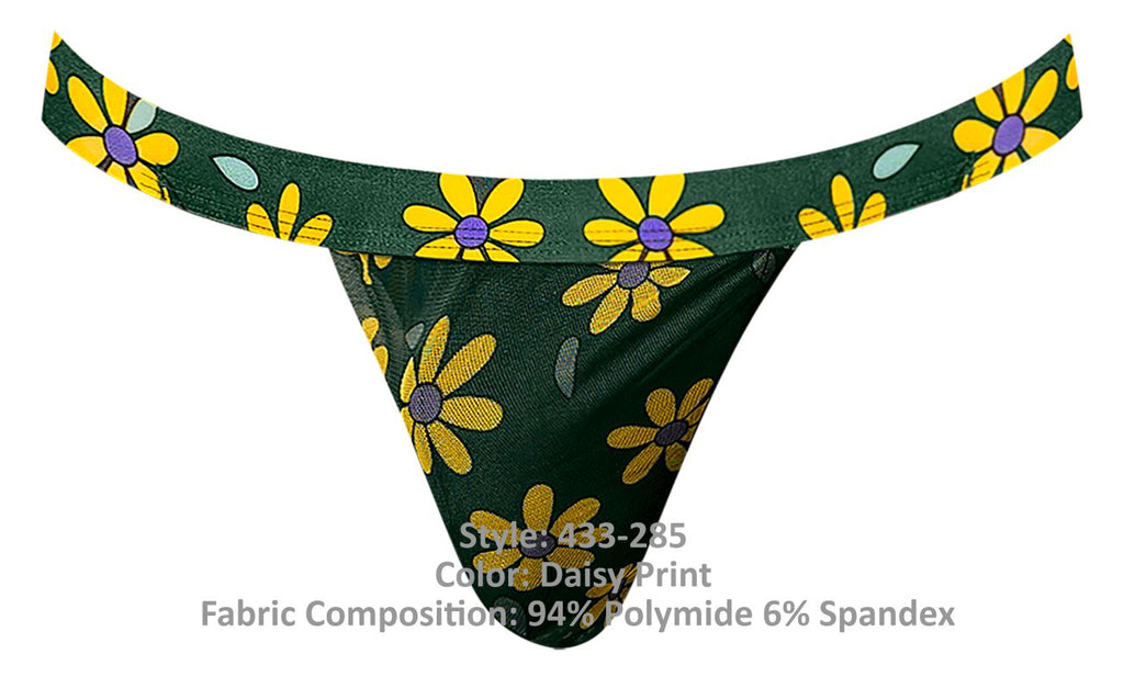 Male Power 433-285 Petal Power Micro Thong  Color Daisy Print - DealByEthan.gay loves Male Power