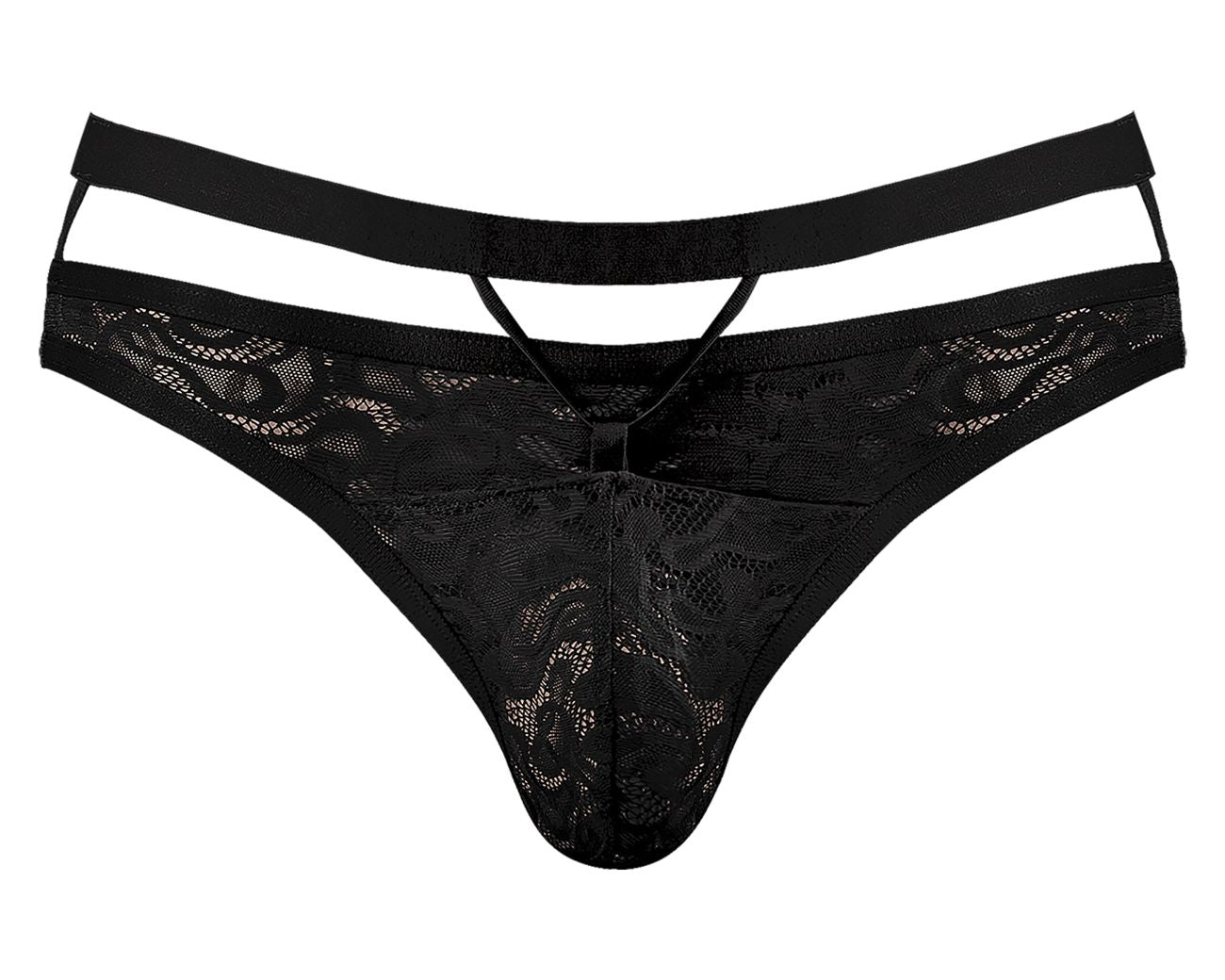 Male Power 446-289 Lucifer Cut Out Strappy Thong Color Black - DealByEthan.gay loves Male Power