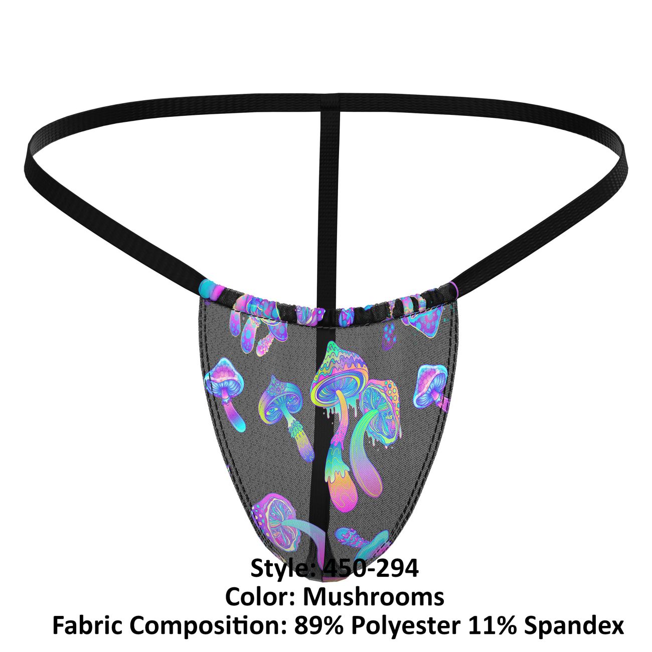Male Power 450-294 Hazy Dayz Posing Strap Color Mushrooms - DealByEthan.gay loves Male Power