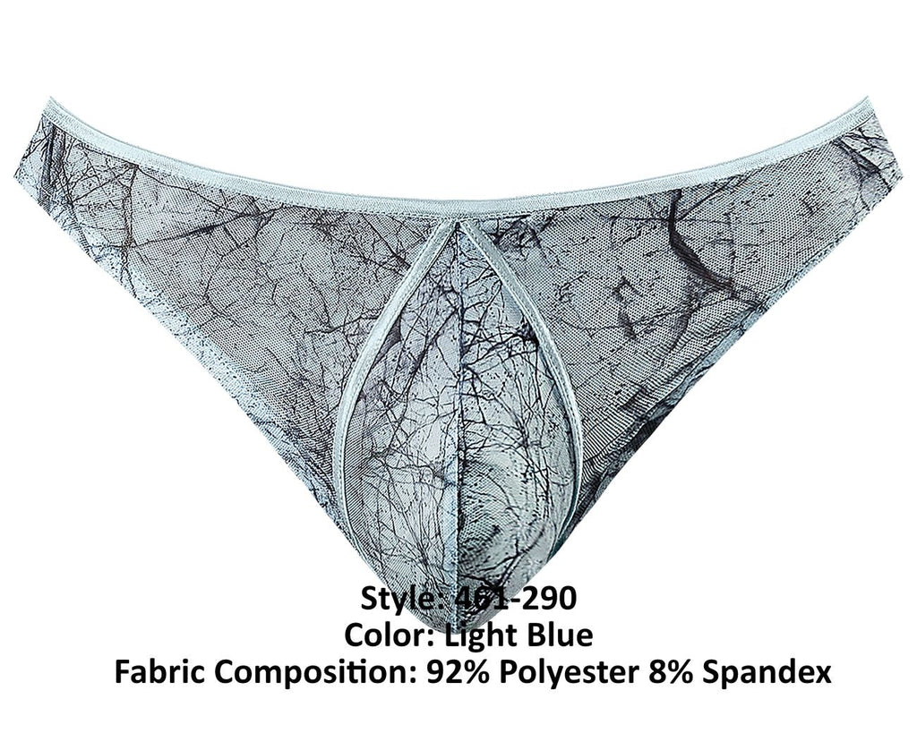 Male Power 461-290 Marble Mesh Mini Thong Color Light Blue - DealByEthan.gay loves Male Power