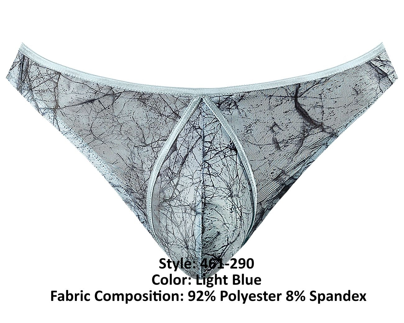 Male Power 461-290 Marble Mesh Mini Thong Color Light Blue - DealByEthan.gay loves Male Power