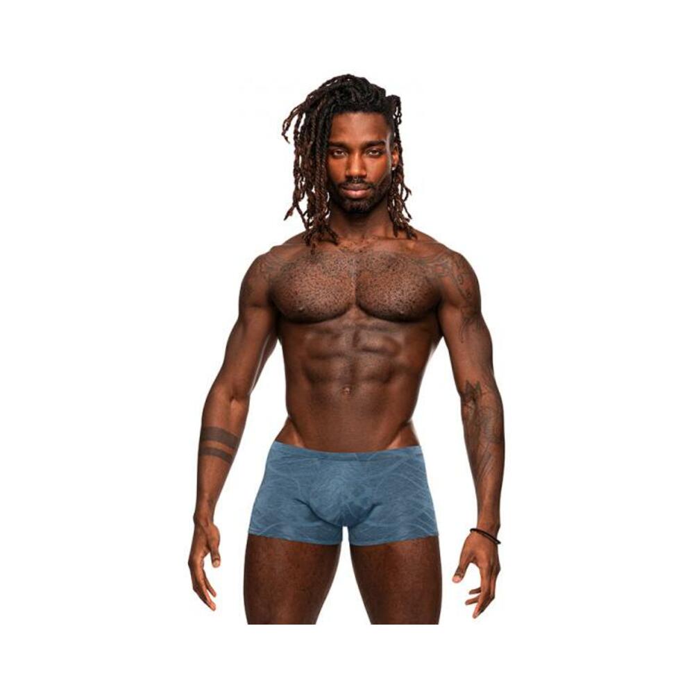 Male Power Inter-mingle Mini Short Blue S - DealByEthan.gay loves Male Power