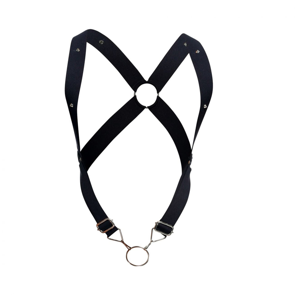 Arnés cruzado MaleBasics DMBL05 DNGEON, color negro