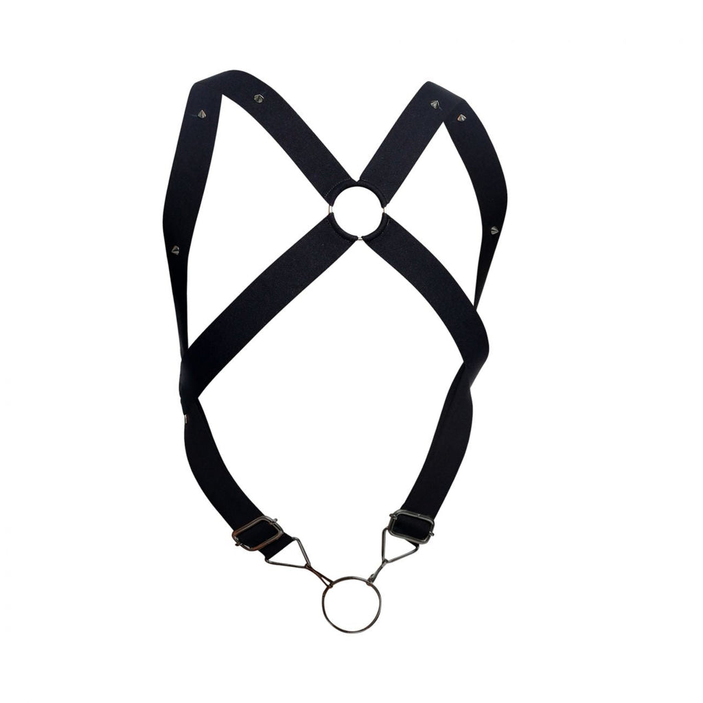 Arnés cruzado MaleBasics DMBL05 DNGEON, color negro