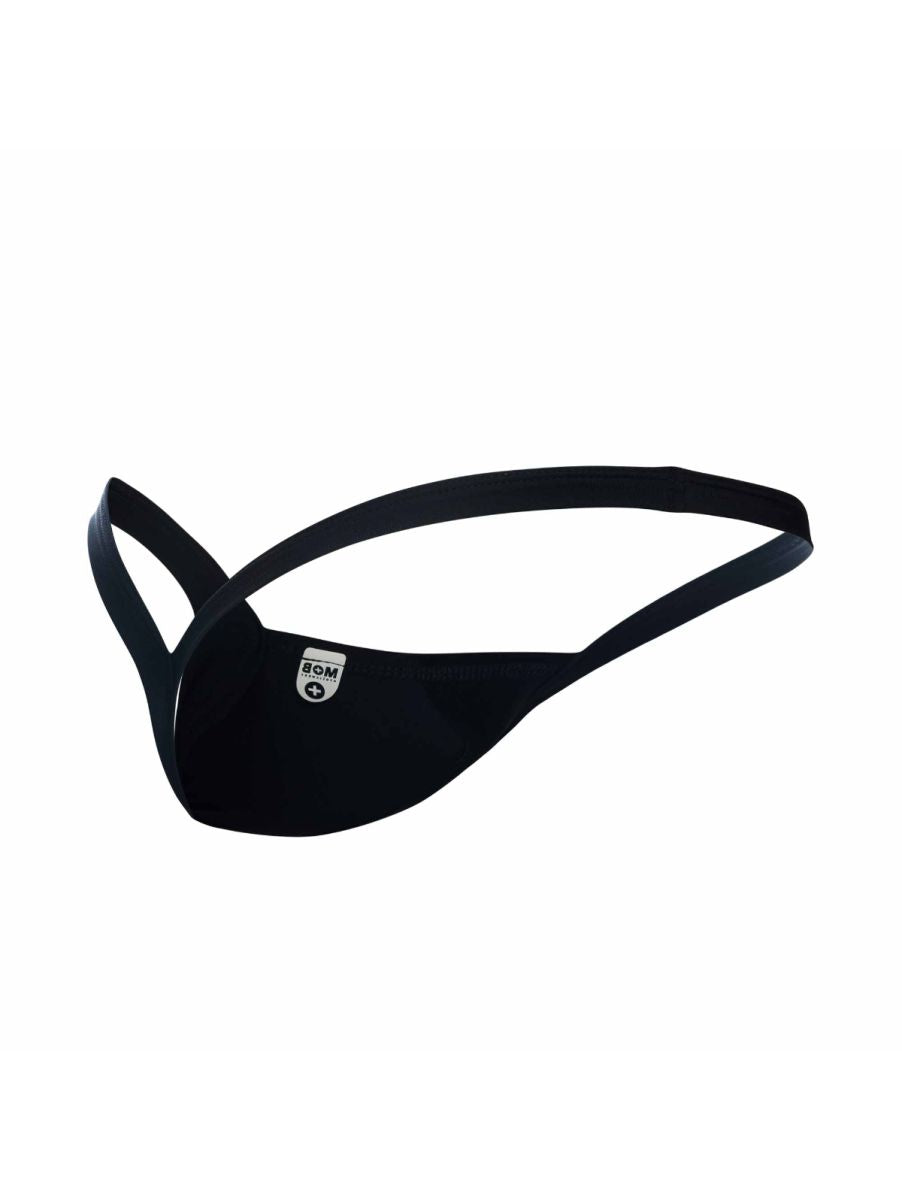 Black bom swim mask with sleek minimalist design and smooth silicone material for male basics mbl52 y buns thongs black