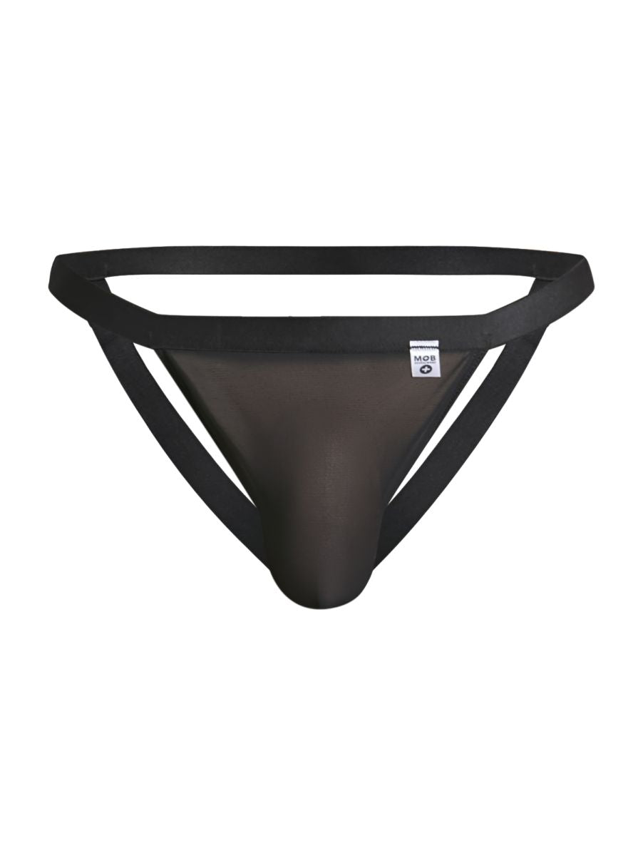 MaleBasics MBL82 Sexy Jockstrap Color Black Mesh - DealByEthan.gay loves MaleBasics