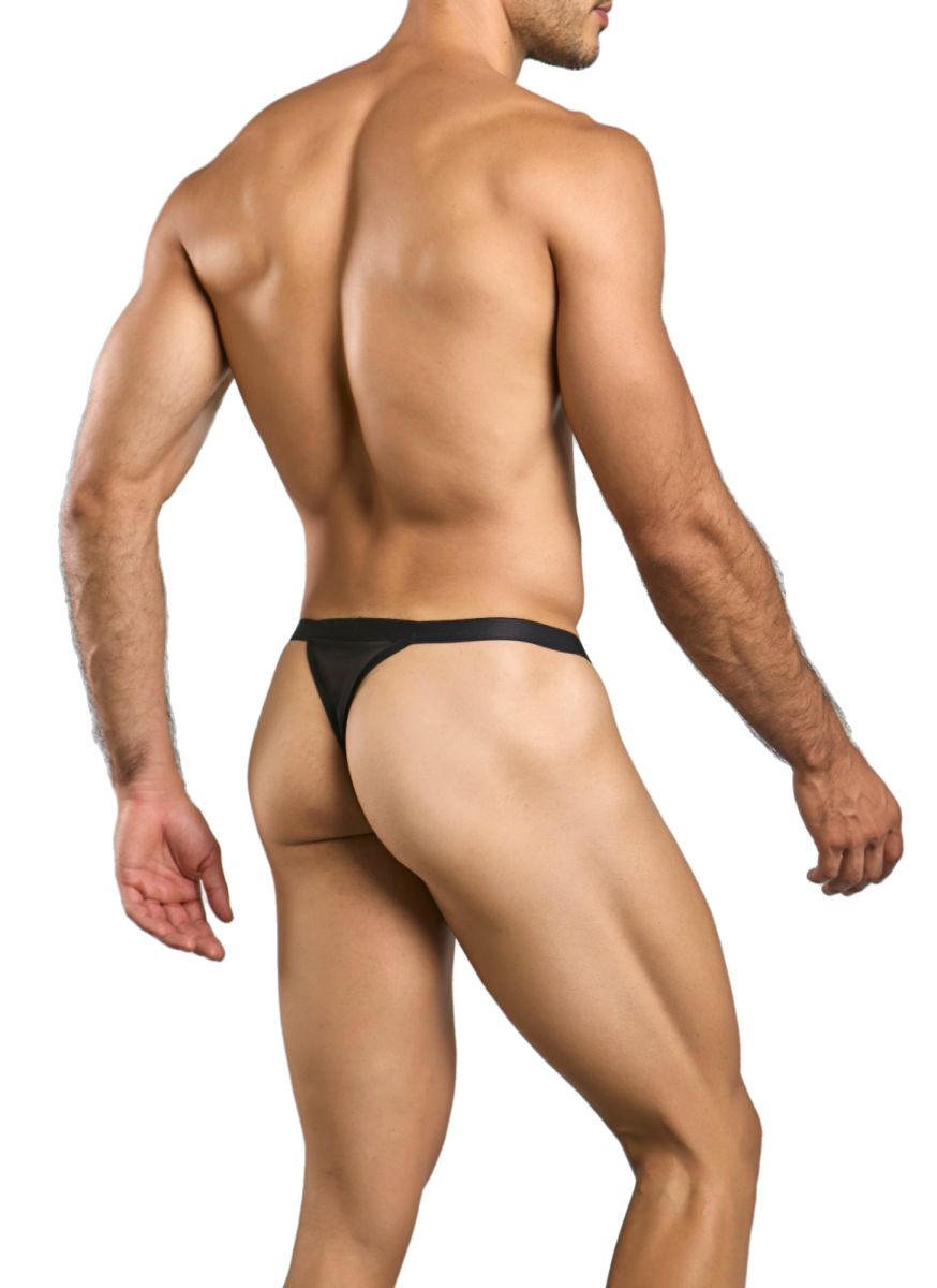 MaleBasics MBL85 Y Sexy Thongs Color Black Mesh - DealByEthan.gay loves MaleBasics