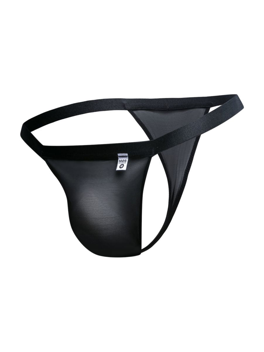 MaleBasics MBL85 Y Sexy Thongs Color Black Mesh - DealByEthan.gay loves MaleBasics