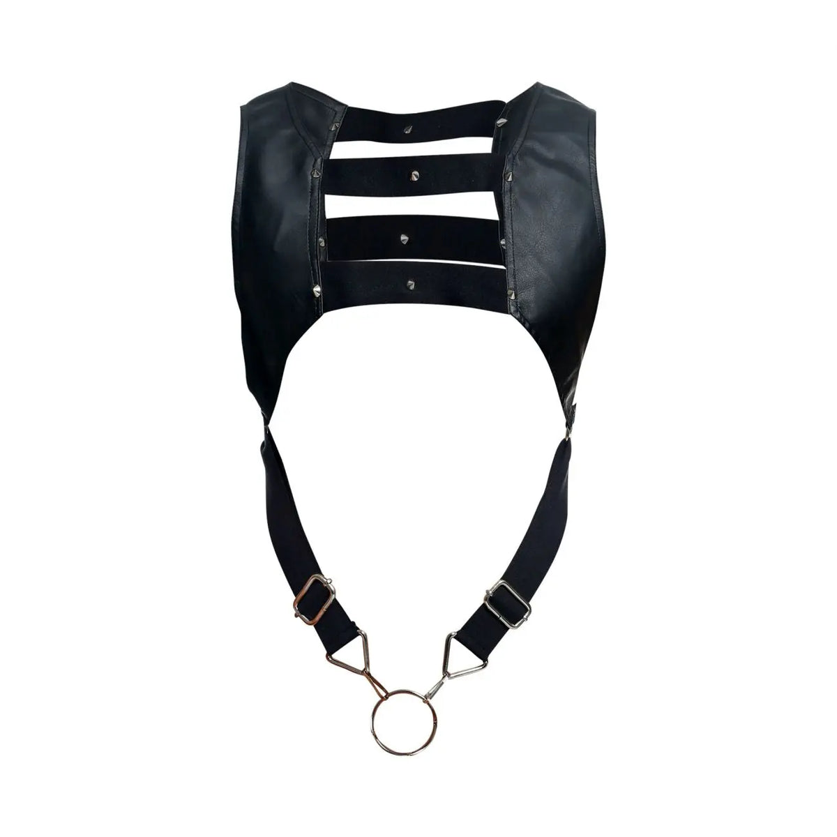 MaleBasics Herrenunterwäsche DMBL08 DNGEON Croptop Cockring Harness Farbe Schwarz