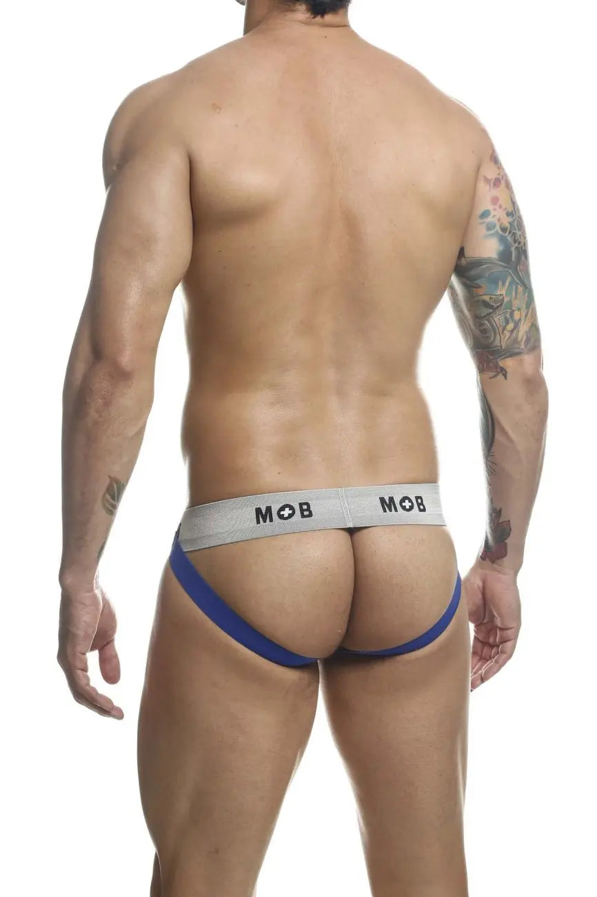 MaleBasics Herrenunterwäsche MBL107 MOB Classic Fetish Jock 3 Inches Jockstrap Farbe Royal