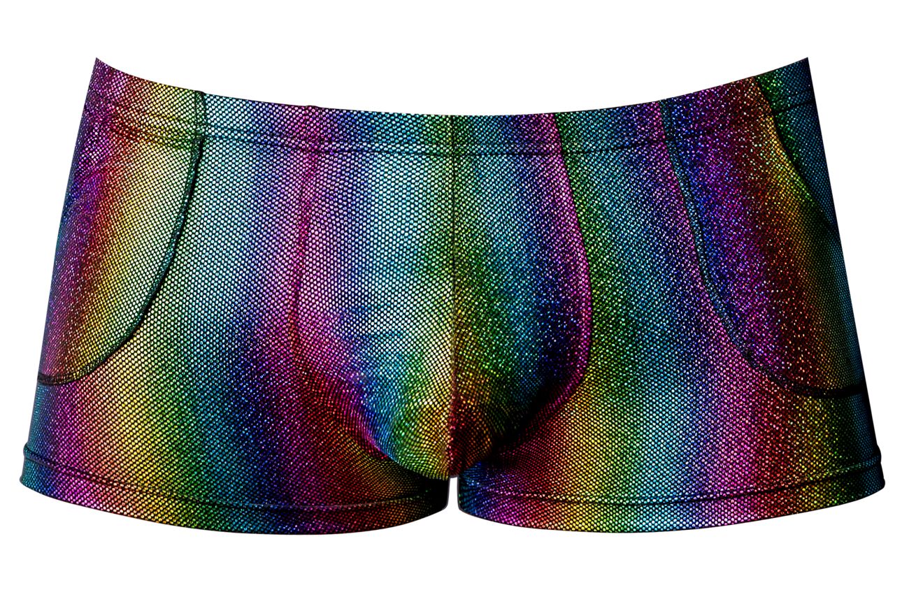 Male Power 132-297 Pack N Play Pocket Short Farbe Regenbogen
