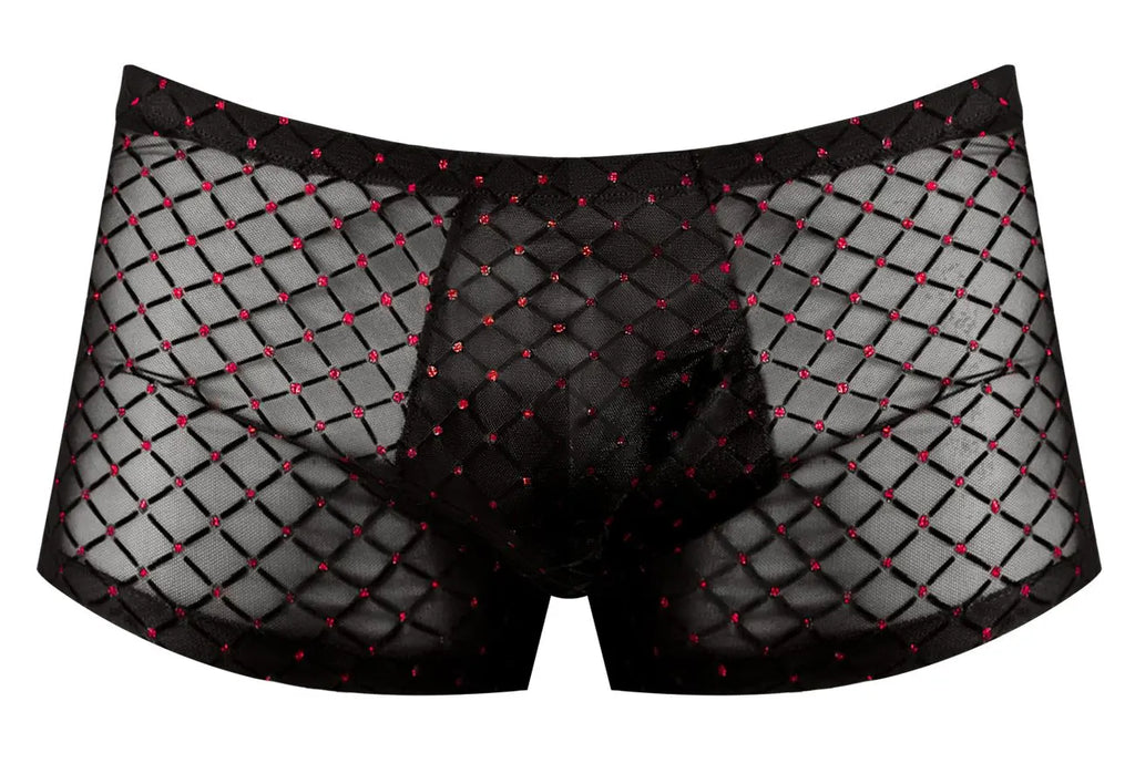 Ropa interior masculina Male Power para hombre 143-296 Short tipo mini bolsa Widow Maker Color Negro
