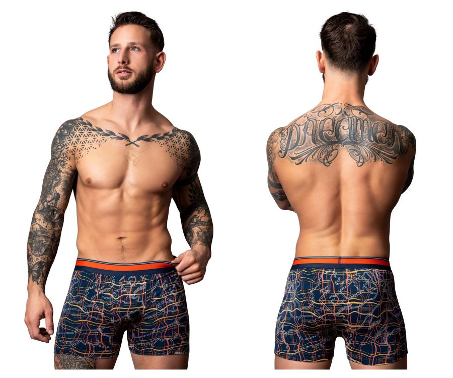 Male Power 160-299 Soo Cumfy Boxer Brief Farbe Marineblau