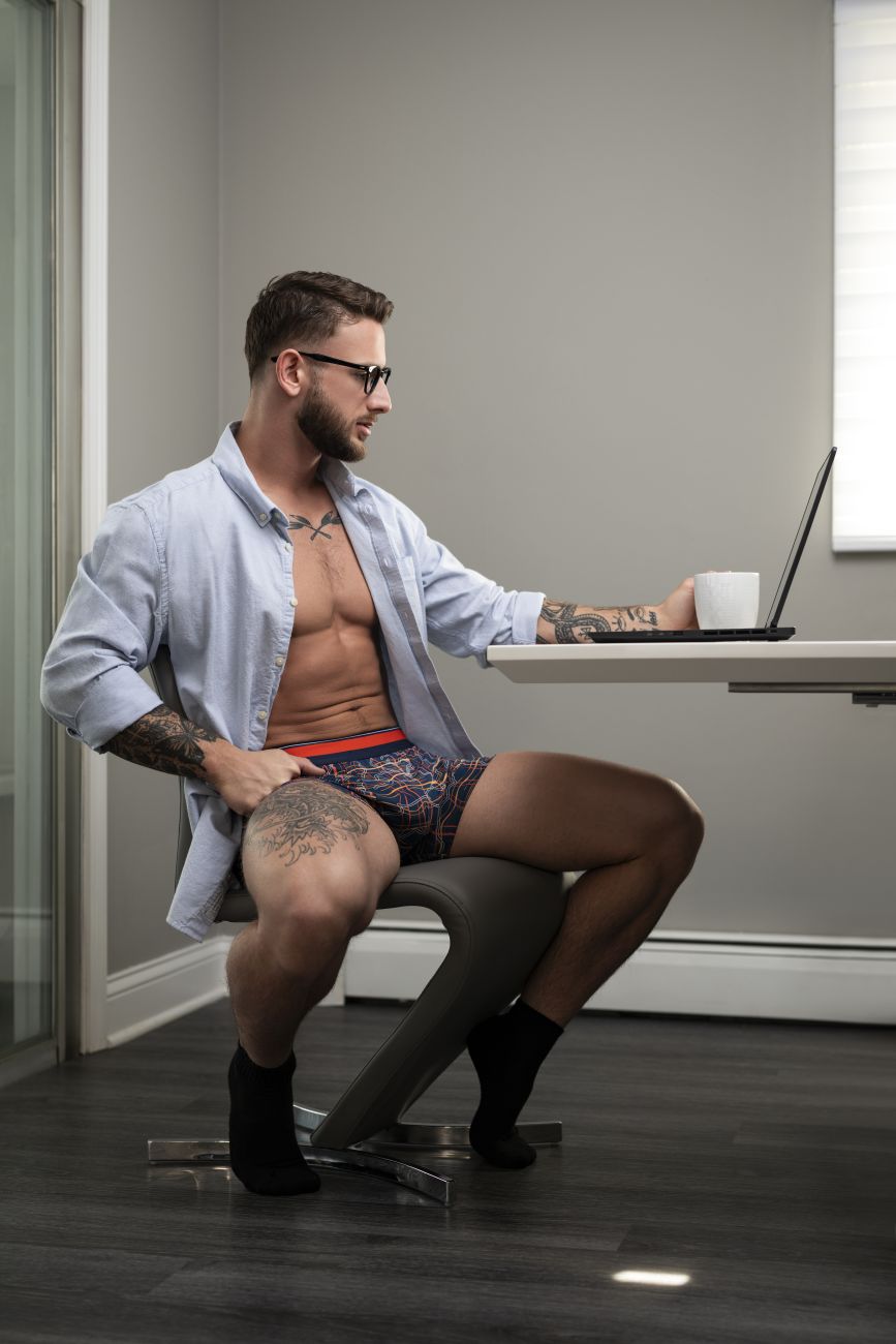 Male Power 160-299 Soo Cumfy Boxer Brief Farbe Marineblau