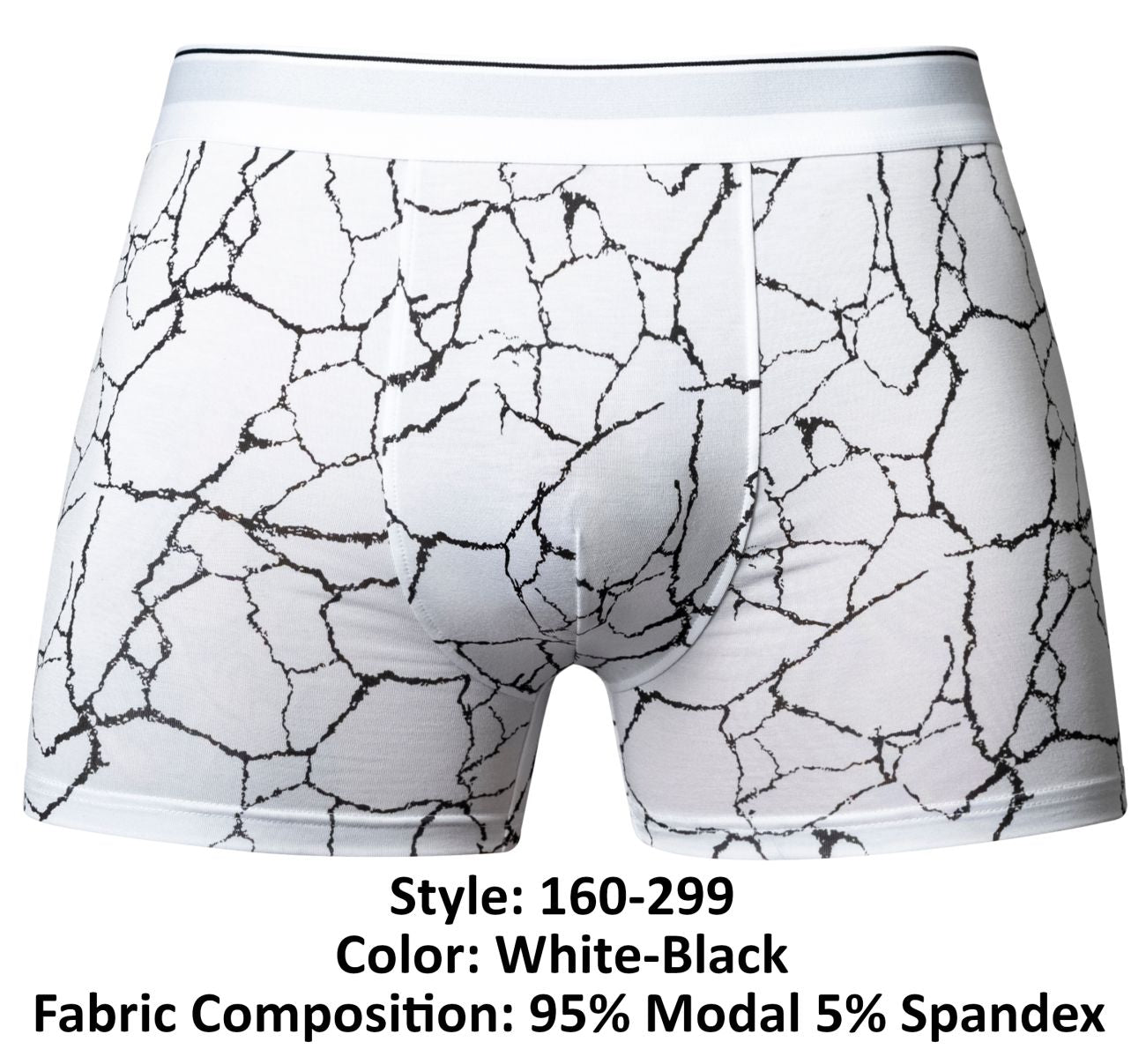 Male Power 160-299 Soo Cumfy Boxershorts Farbe Weiß-Schwarz