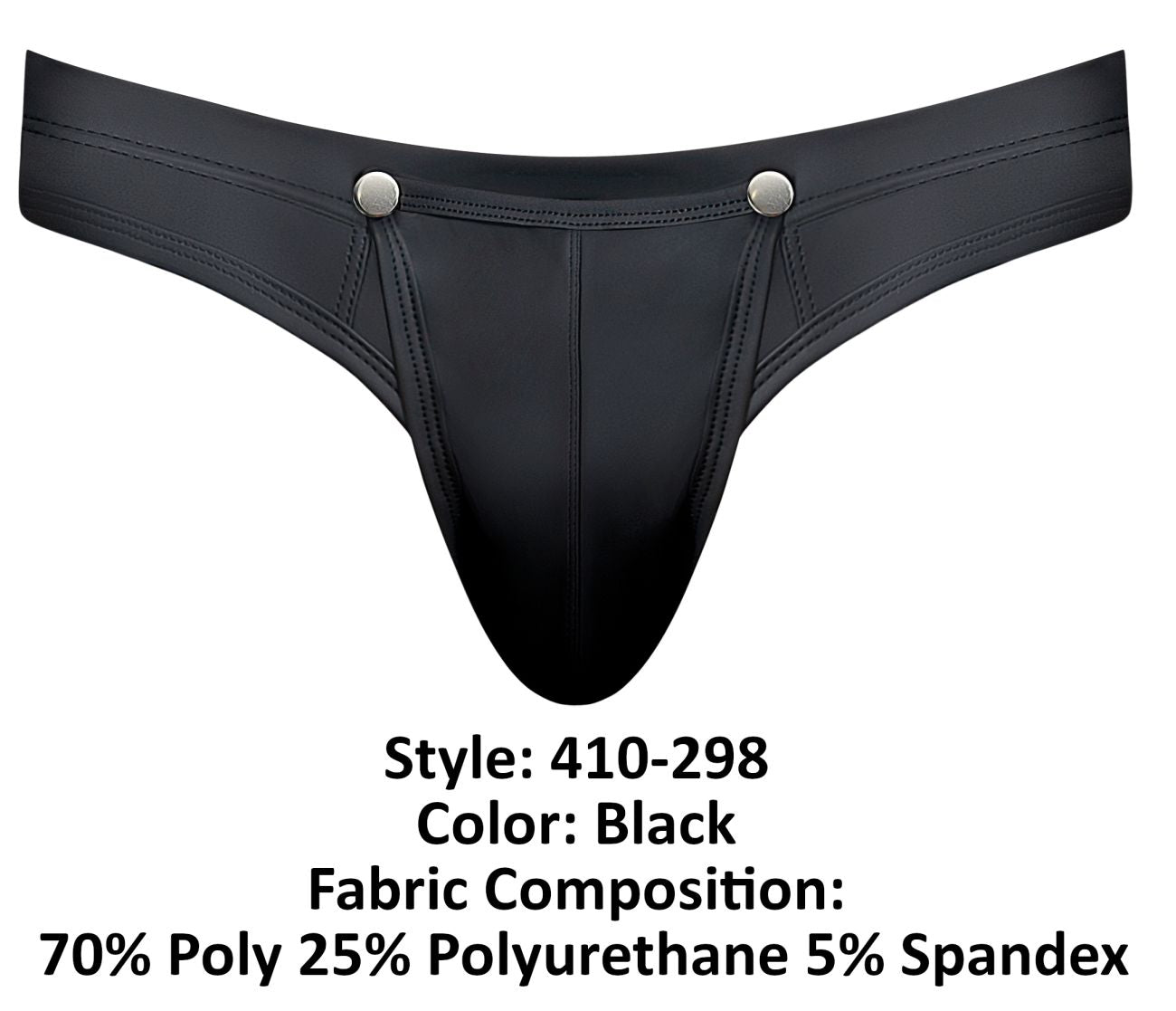Male Power 410-298 Oh Snap Snap-off-Tanga Farbe Schwarz