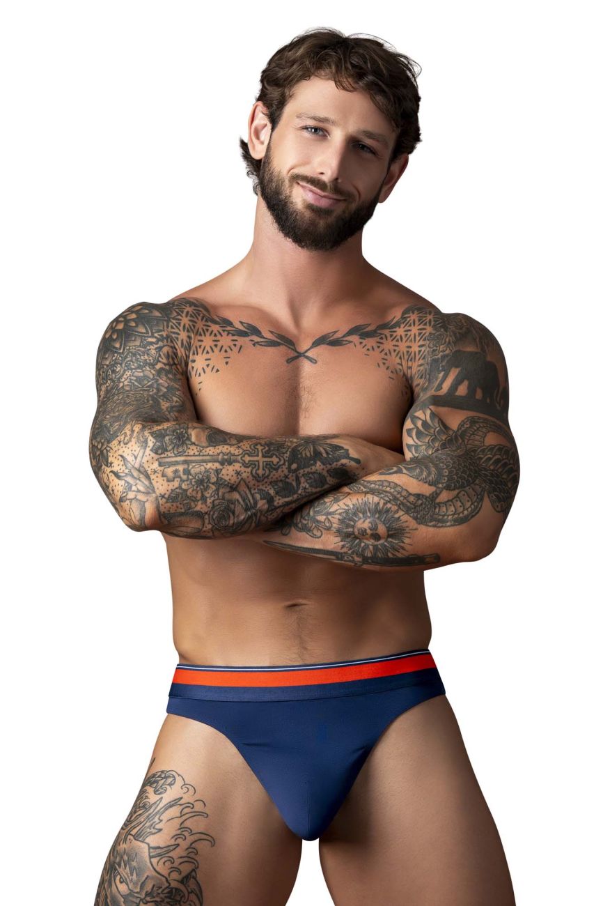 Tangas Male Power 412-299 Soo Cumfy Color Azul Marino