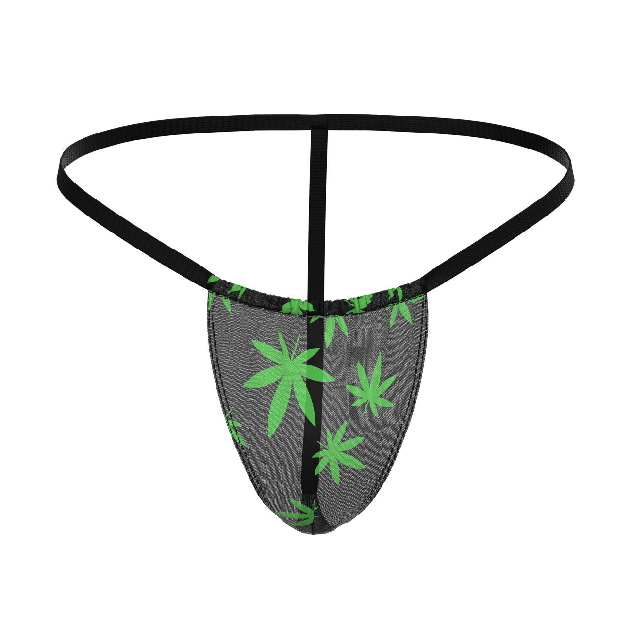 Male Power 450-294 Hazy Dayz Posing Strap Farbe Cannabisblatt