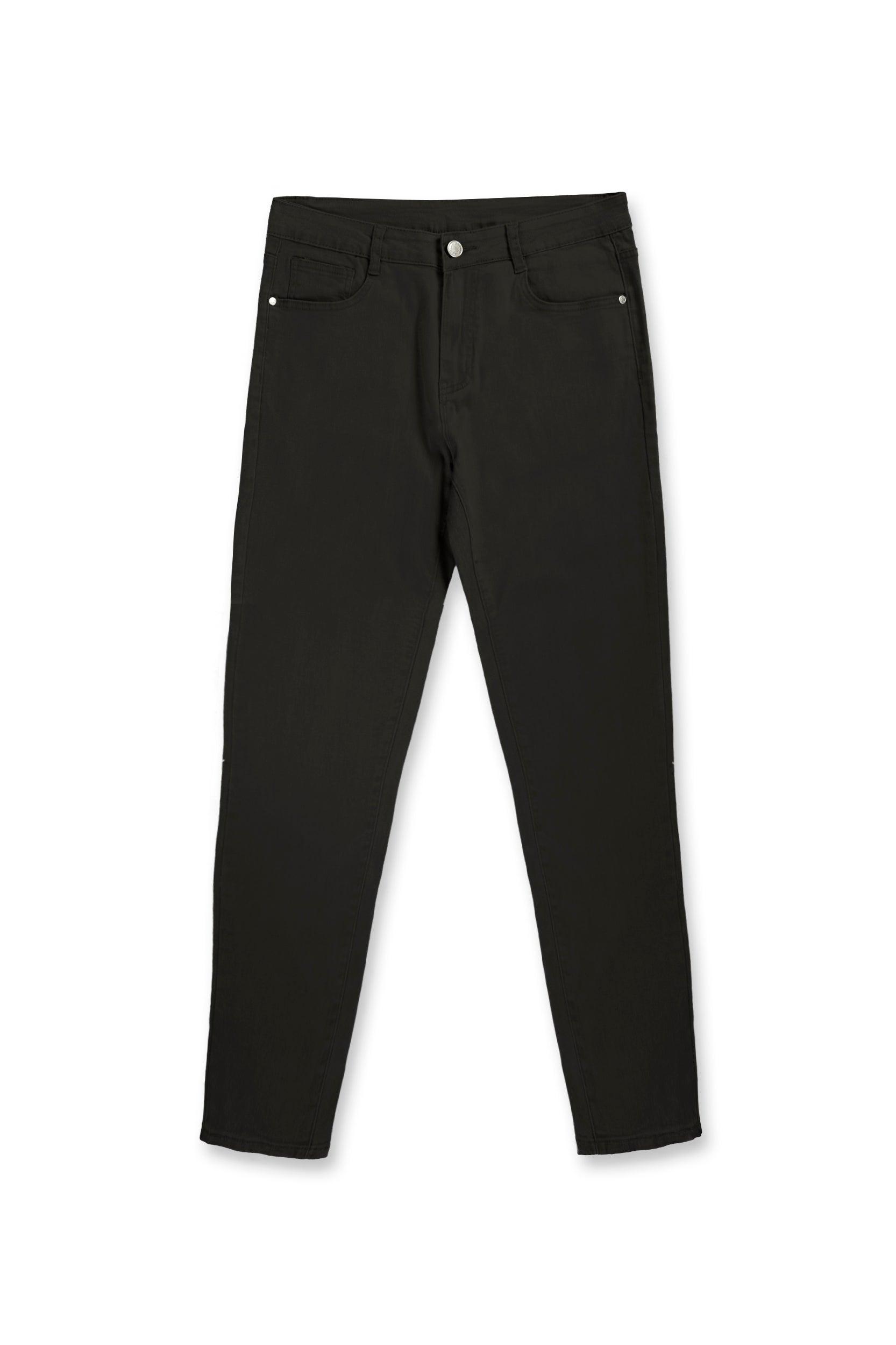 Men's Fitted Stretchy Pants - Black - DealByEthan.gay loves Jed North